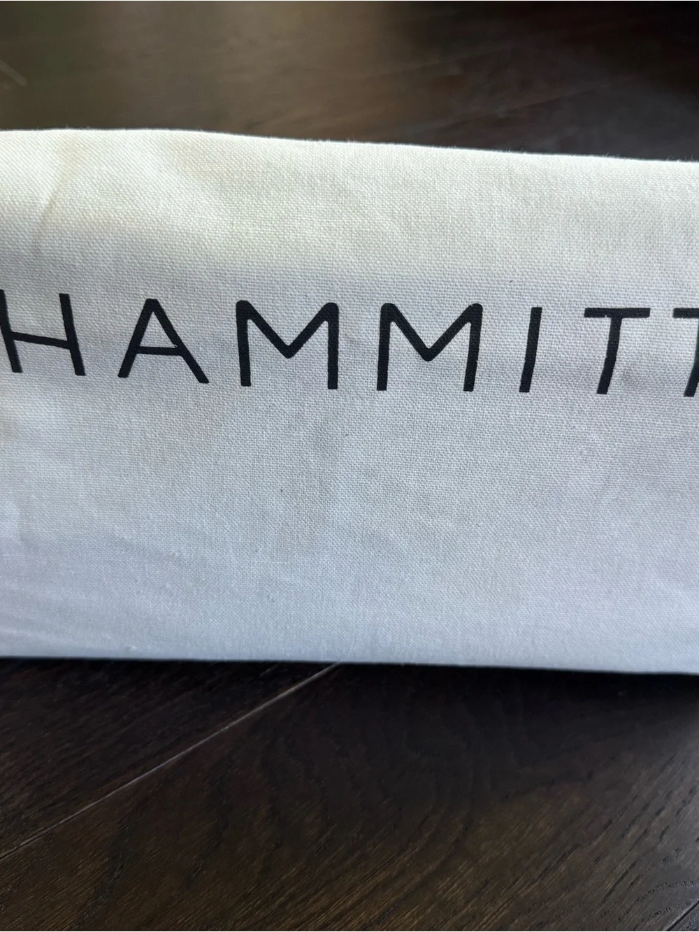 Hammitt Black Leather Crossbody with Gold Hardware